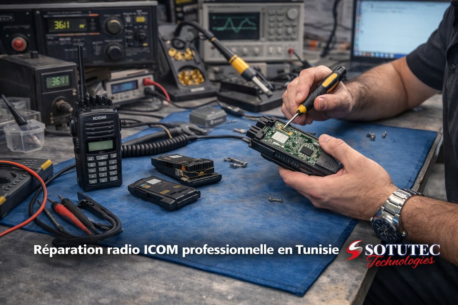 Réparation radio ICOM